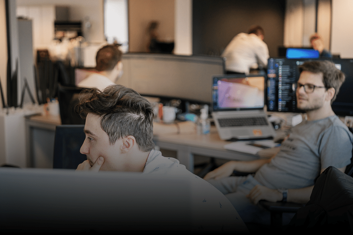 werken achter de schermen software team Déhora